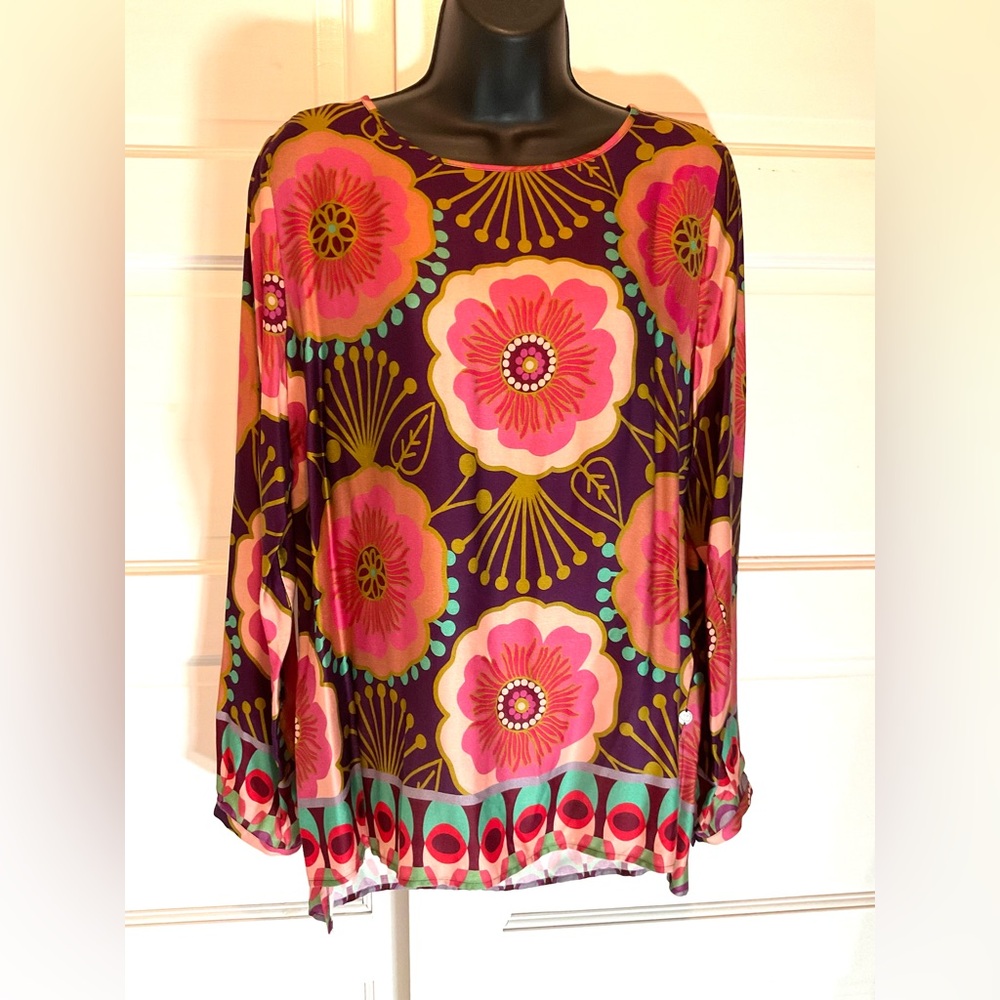๐๐๐MILANO ITALY ๐ฎ๐น COLOURFUL BLOUSE - Picture 7 of 13